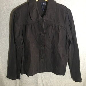 Womens Ashley Judd Jacket Black Winter Casual Y2K Warm 2000s Closet Staple